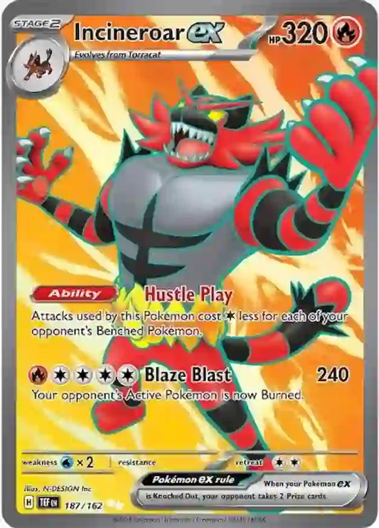 187 - Incineroar EX - TEF
