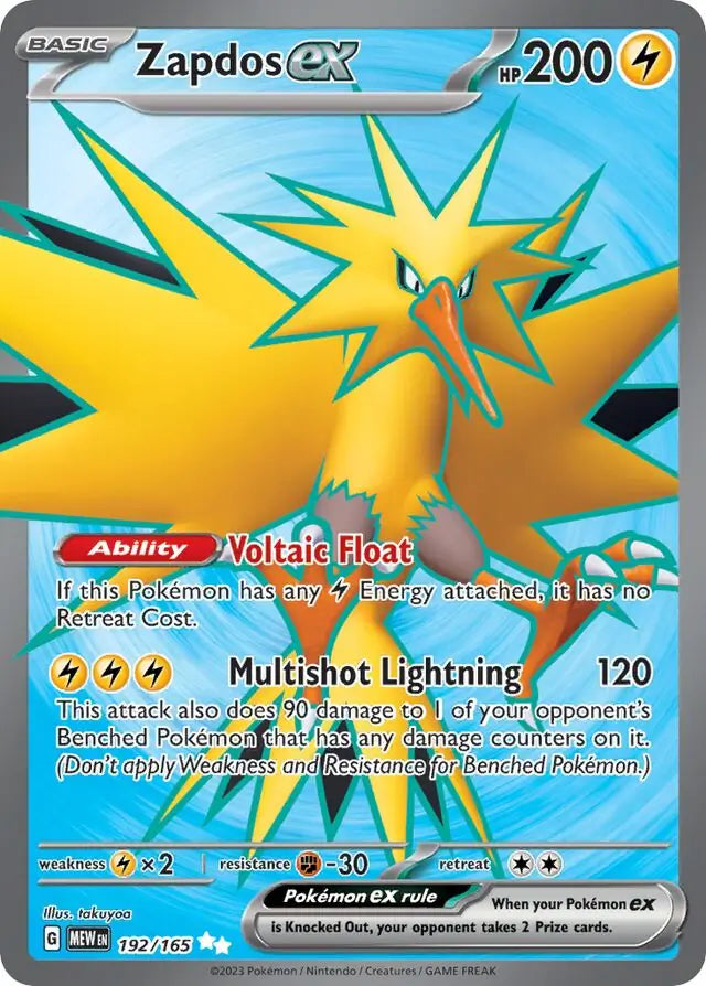 192 - Zapdos EX - MEW