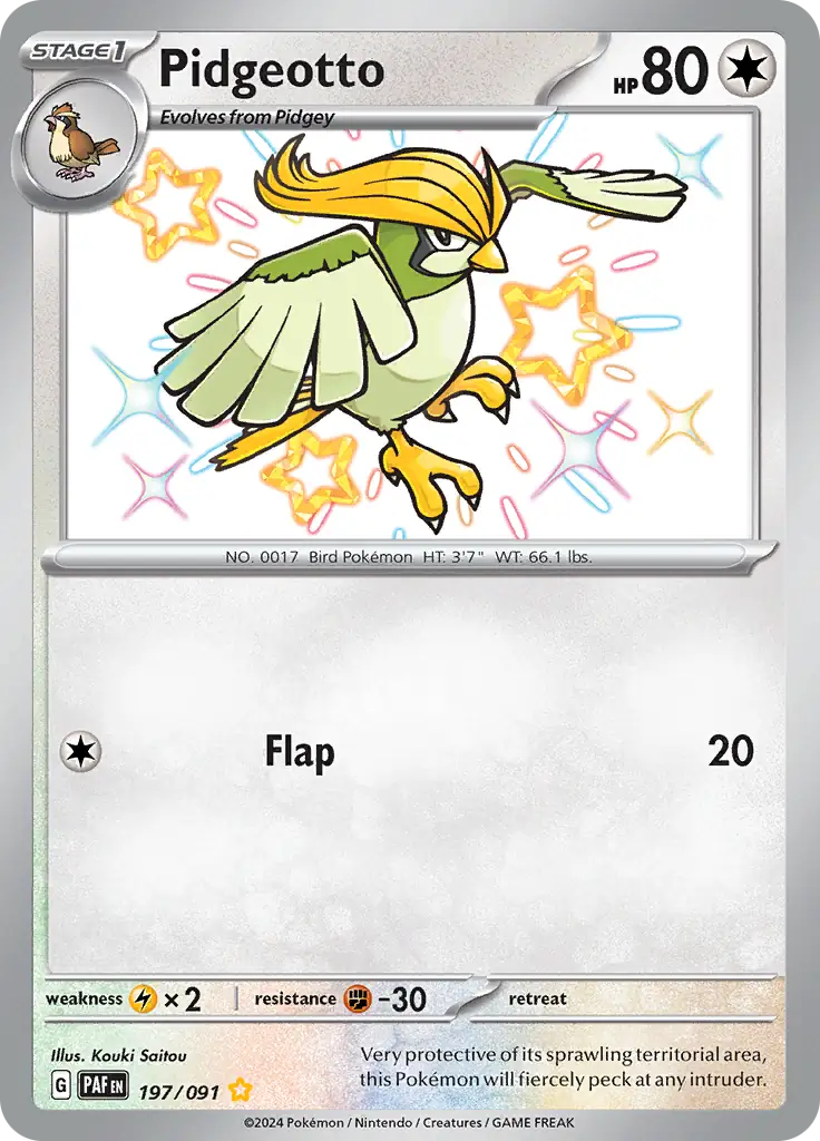 197 - Pidgeotto - PAF