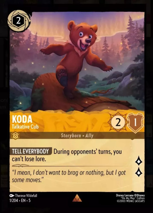 001 - Koda - Talkative Cub - Shimmering Skies