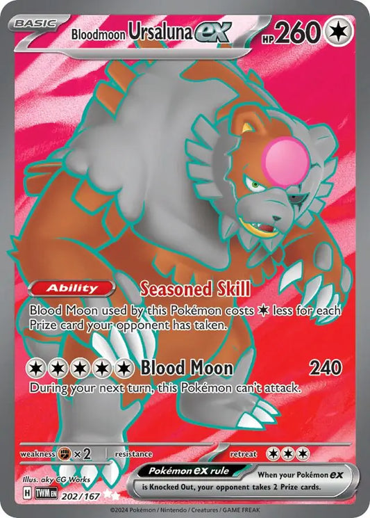 202 - Bloodmoon Ursaluna EX - TWM