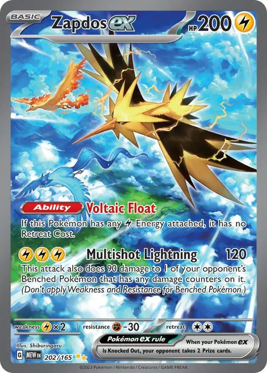 202 - Zapdos EX - MEW