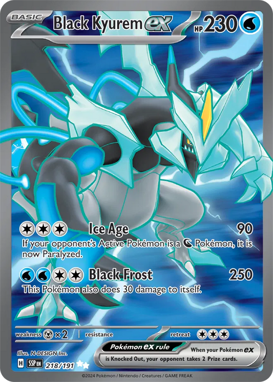 218 - Black Kyurem EX - SSP