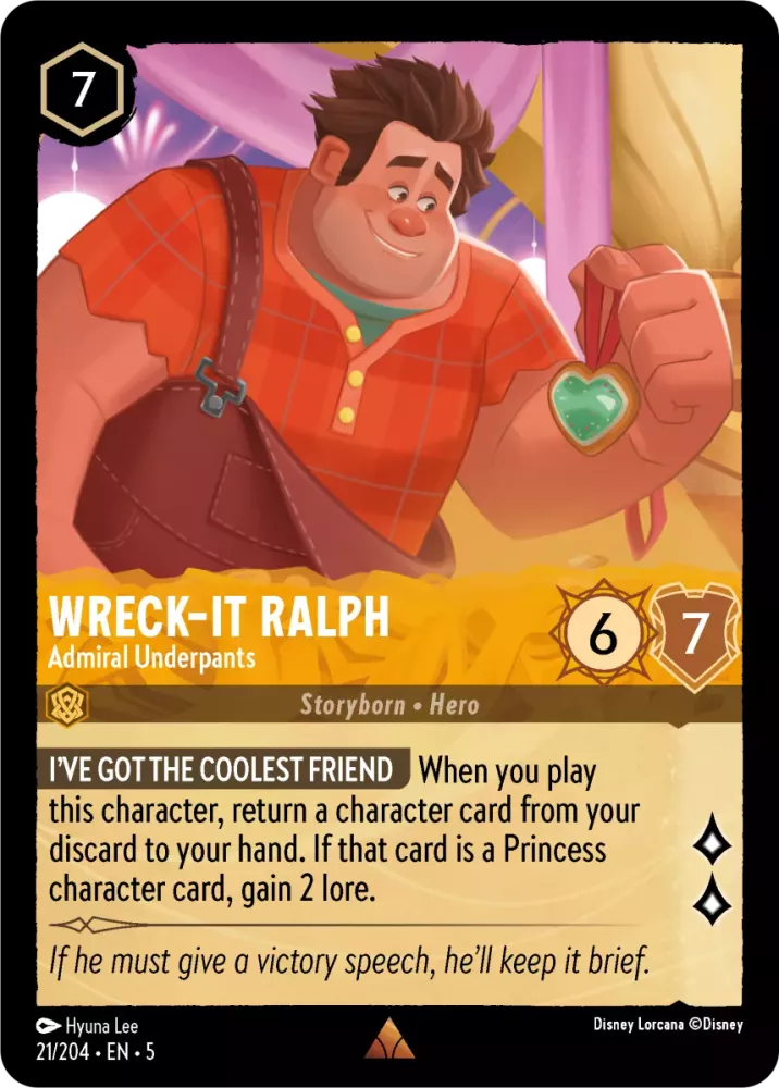 021 -  Wreck-It Ralph - Admiral Underpants - Shimmering Skies