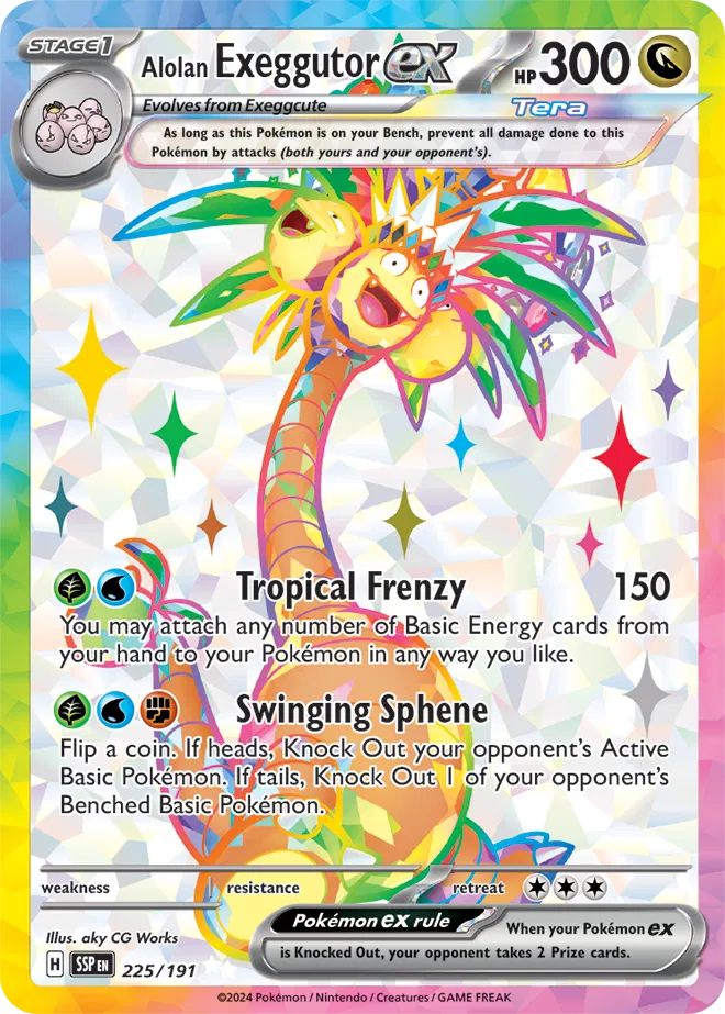 225 - Alolan Exeggutor EX - SSP