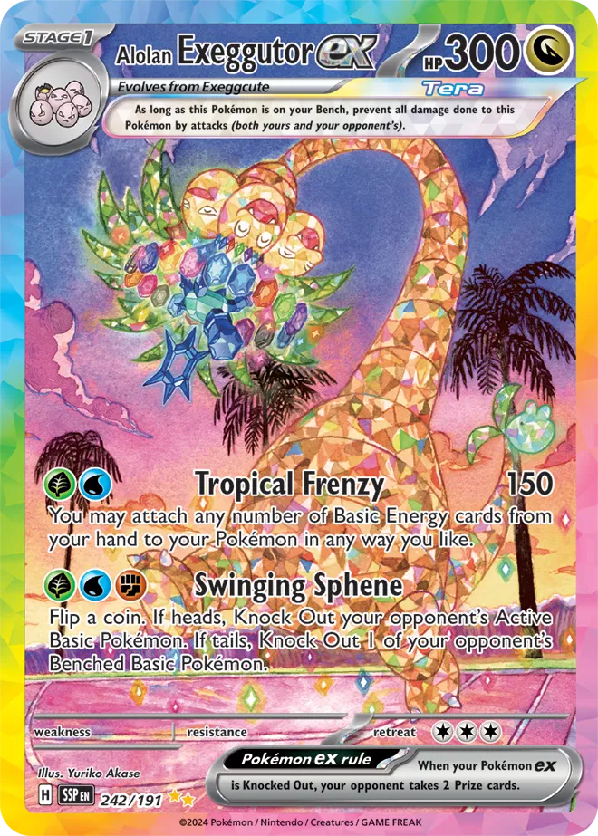 242 - Alolan Exeggutor EX - SSP