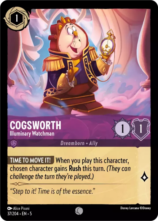 037 - Cogsworth - Illuminary Watchman - Shimmering Skies