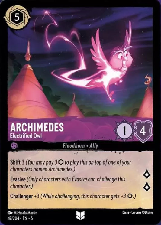 047 - Archimedes - Electrified Owl - Shimmering Skies