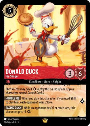 107 -  Donald Duck - Pie Slinger - Shimmering Skies