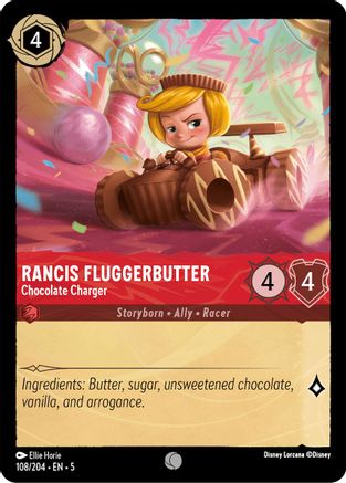 108 -  Rancis Fluggerbutter - Chocolate Charger - Shimmering Skies