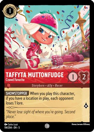 114 - Taffyta Muttonfudge - Crowd Favorite - Shimmering Skies