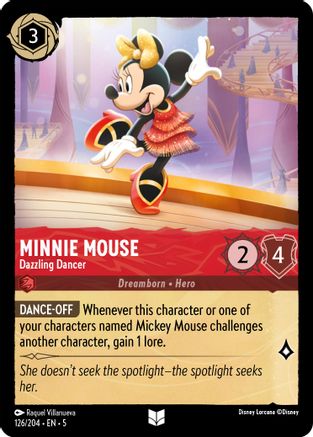 126 -  Minnie Mouse - Dazzling Dancer - Shimmering Skies