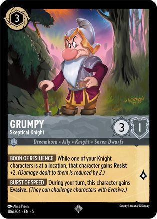 186 - Grumpy - Sceptical Knight - Shimmering Skies