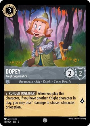 181 -  Dopey - Knight Apprentice - Shimmering Skies