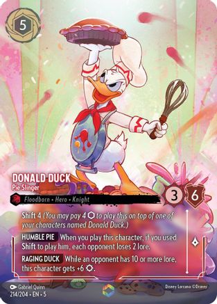 214 - Donald Duck - Pie Slinger - Shimmering Skies