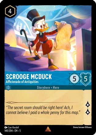 140 - Scrooge McDuck - Afficionado of Antiquities - Shimmering Skies