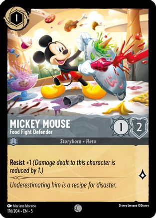 176 - Mickey Mouse - Food Fight Defender - Shimmering Skies