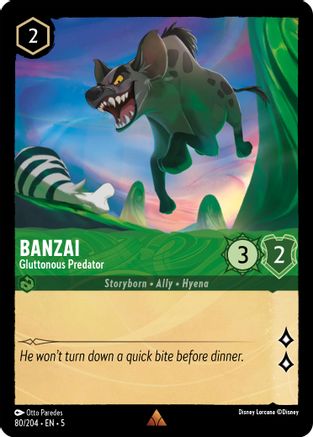 080 - Banzai - Gluttonous Predator - Shimmering Skies