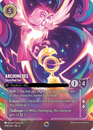 208 - Archimedes - Electrified Owl - Shimmering Skies