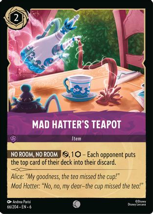 066 - 	Mad Hatter's Teapot - Azurite Sea