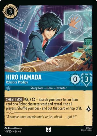 145 - Hiro Hamada - Robotics Prodigy - Azurite Sea