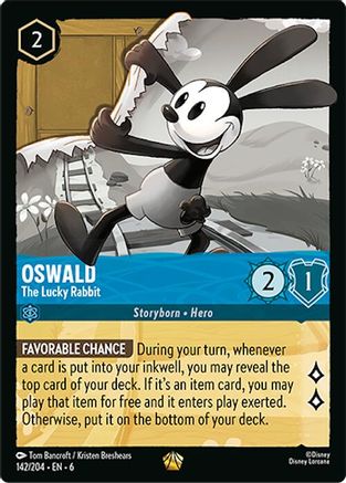 142 -  Oswald - The Lucky Rabbit - Azurite Sea