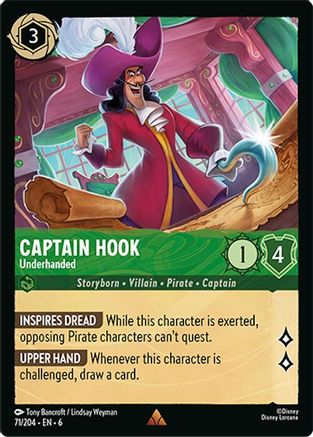 071 - Captain Hook - Underhanded - Azurite Sea