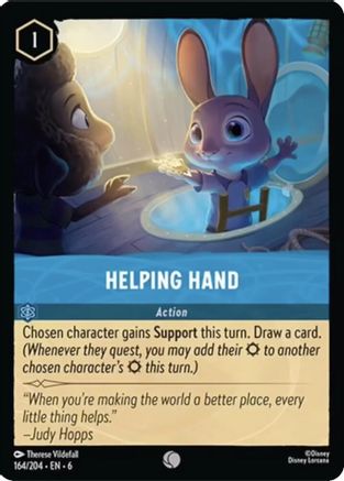 164 -  Helping Hand - Azurite Sea