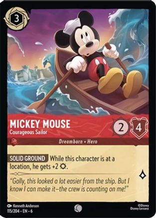 115 -  Mickey Mouse - Courageous Sailor - Azurite Sea