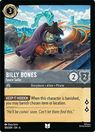 185 - Billy Bones - Space Sailor - Azurite Sea