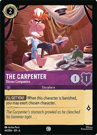 044 - The Carpenter - Dinner Companion - Azurite Sea