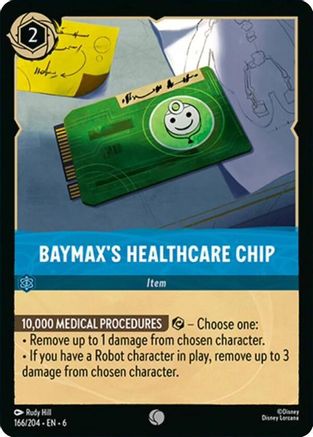 166 - 	Baymax's Healthcare Chip - Azurite Sea