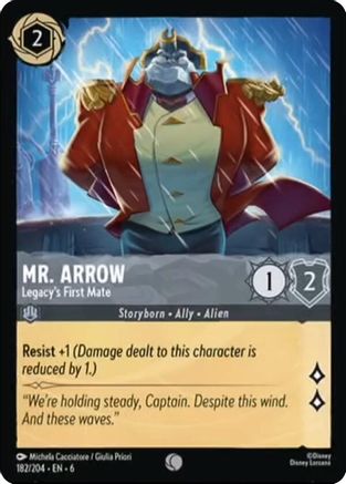 182 -  Mr. Arrow - Legacy's First Mate - Azurite Sea