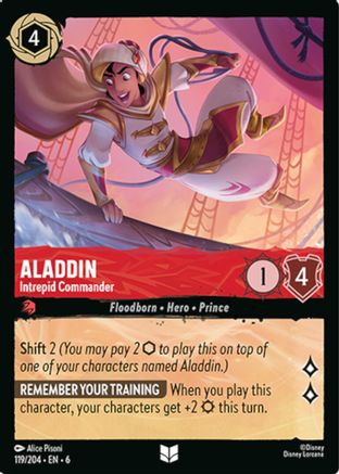 119 - Aladdin - Intrepid Commander - Azurite Sea