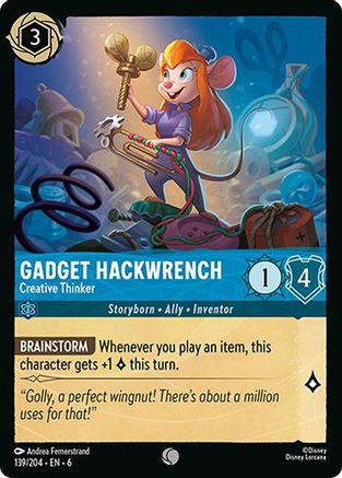 139 - Gadget Hackwrench - Creative Thinker - Azurite Sea