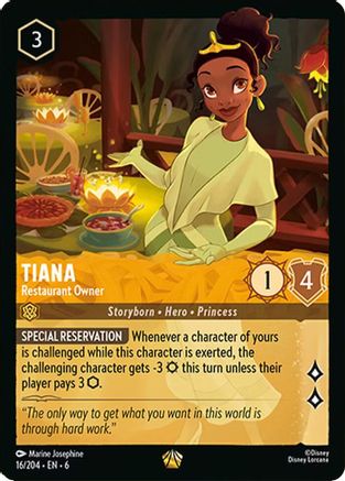 016 - Tiana - Restaurant Owner - Azurite Sea