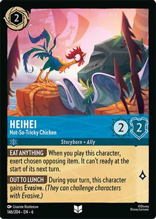 146 - HeiHei - Not-so-Tricky Chicken - Azurite Sea