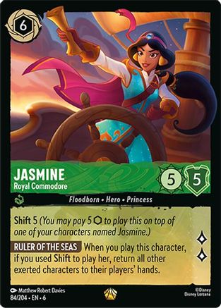 084 -  Jasmine - Royal Commodore - Azurite Sea