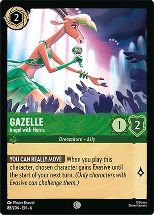 088 -	 Gazelle - Angel with Horns - Azurite Sea