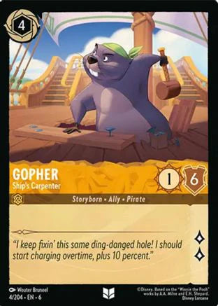 004 - Gopher - Ship's Carpenter - Azurite Sea