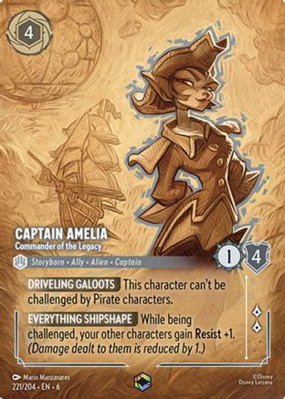 221 - Captain Amelia - Commander of the Legacy - Azurite Sea