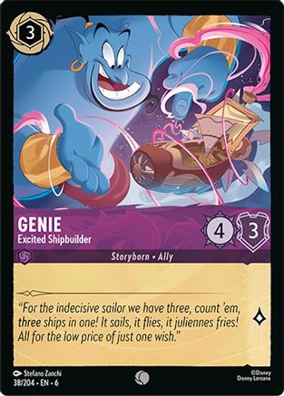 038 -  	Genie - Excited Shipbuilder - Azurite Sea