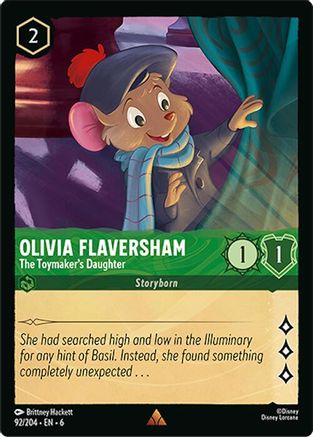 092 - 	Olivia Flaversham - The Toymaker's Daughter - Azurite Sea