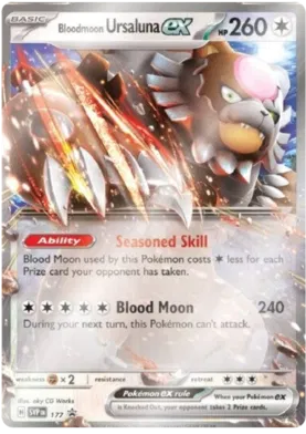 177 - Bloodmoon Ursaluna EX - SVP