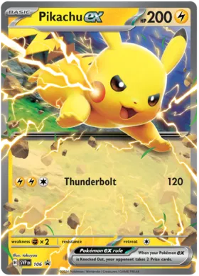 106 - Pikachu EX - SVP