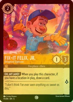 017 -  Fix-It Felix, Jr. - Delighted Sightseer - Shimmering Skies
