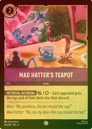 066 - 	Mad Hatter's Teapot - Azurite Sea