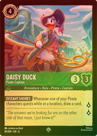 081 -  Daisy Duck - Pirate Captain - Azurite Sea