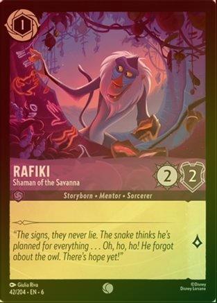 042 -  Rafiki - Shaman of the Savanna - Azurite Sea