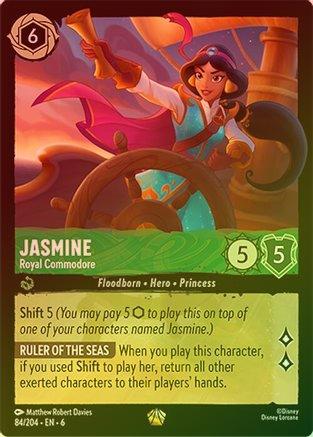 084 -  Jasmine - Royal Commodore - Azurite Sea